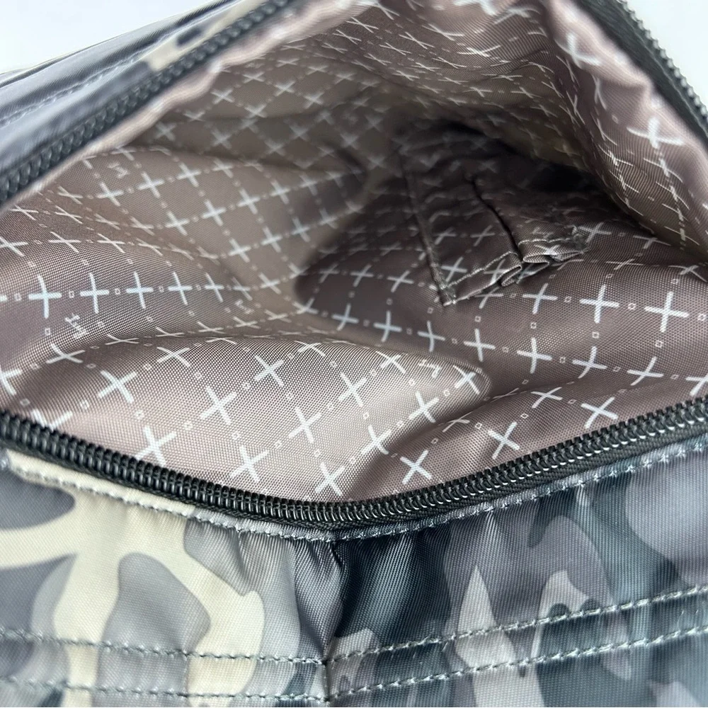 Lug Zipliner Camo Hobo Crossbody Lightweight Convertible Travel Organizer Bag